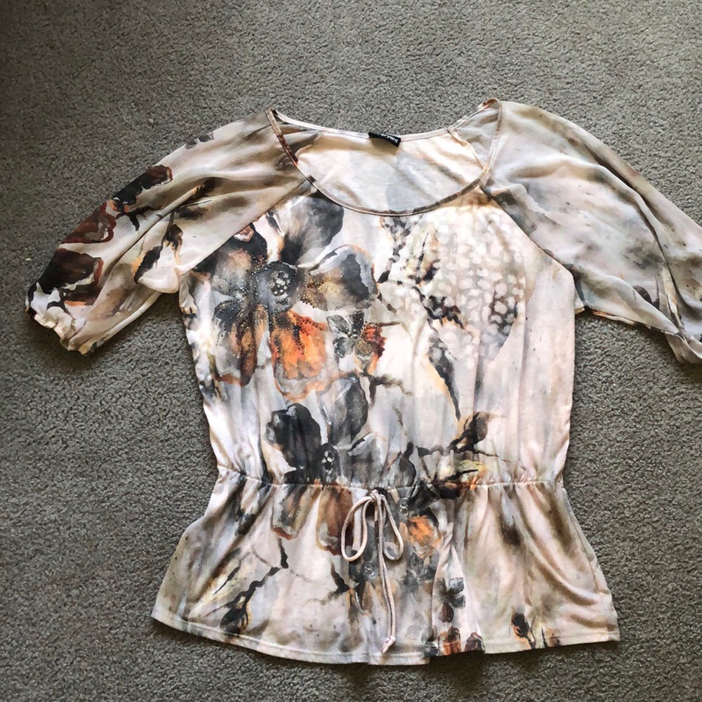 Lane Bryant floral blouse